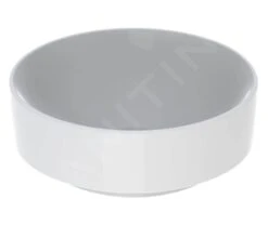 Geberit VariForm - Opzetwastafel, Diameter 400 Mm, Zonder Overloop, Zonder Kraangat, Wit 500.768.01.2