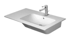 Duravit ME By Starck - Wastafel Asymmetrisch 830x490 Mm, Met Kraangat Rechts, Wit 2346830000