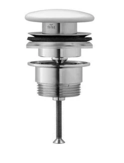 Duravit Toebehoren - Push-Open Afvoerplug, 1 1/4, Wit 0050790000