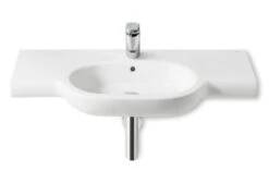 Roca Meridian - Wastafel 1000x460 Mm, Met Overloop, Kraangat, Wit A32724B000