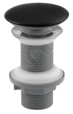 Sapho Infinity - Click-Clack Wastafelwaste, Mat Zwart 38TP0163I