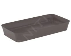 Ideal Standard Ipalyss - Opbouw Wastafel, 800x400 Mm, Zonder Overloop, Slate Grey E1391V5