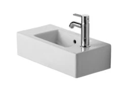 Duravit Vero - Fontein 500x250 Mm, 1 Kraangat Rechts, Alpine Wit 0703500008