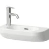 Laufen Lua - Fontein 50x23 Cm, Met Overloop, Kraangat Links, Wit H8150820001051
