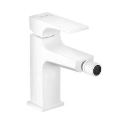 Hansgrohe Metropol - Bidetkraan Met Afvoergarnituur Push-Open, Mat Wit 32520700