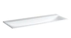 Geberit Xeno 2 - Dubbele Wastafel Zonder Kraangat Zonder Overloop, 1600x480 Mm, Alpine Wit 500.278.00.1