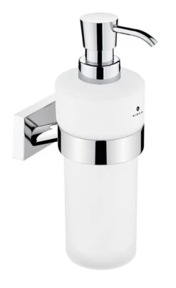 Nimco Keira - Zeepdispenser Met Houder, Mat Glas/chroom KE 22031W-26