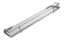 Novaservis Metalia 4 - Badkamer Planchet, Lengte 600 Mm, Chroom/glas 6453,0