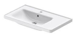 Duravit D-Neo - Meubelwastafel 800x480 Mm, Met Kraangat Links, Met WonderGliss, Wit 23698000001