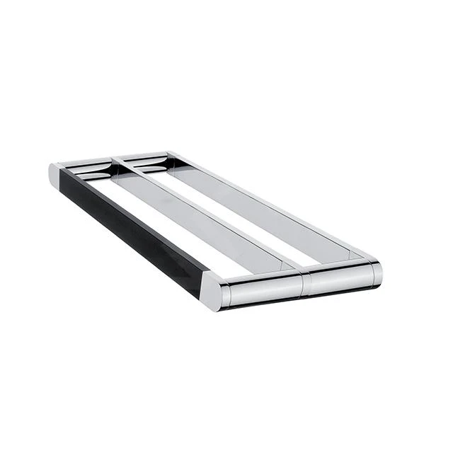 Nimco Nava - Handdoekrek,lengte 450mm, Mat Zwart/chroom NA 28046D