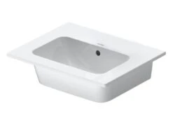 Duravit ME By Starck - Meubelwastafel 530x430 Mm, Mat Wit 2336533260