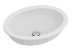 Villeroy & Boch Loop&Friends - Onderbouw Wastafel 430x285 Mm, Zonder Overloop, Zonder Kraangat, CeramicPlus, Alpine Wit 616111R1