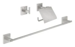 Grohe QuickFix Start Cube - Badkameraccessoires Set 3 In 1, Supersteel 41124DC0