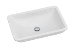 Villeroy & Boch Loop&Friends - Onderbouw Wastafel 615x380 Mm, Zonder Overloop, Zonder Kraangat, CeramicPlus, Alpine Wit 616321R1