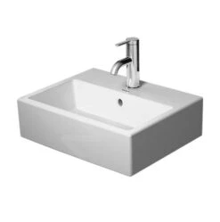 Duravit Vero Air - Fonteintje 450x350 Mm, Met Overloop, Met Kraangat, WonderGliss, Wit 07244500001
