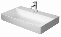 Duravit DuraSquare - Meubelwastafel 800x470 Mm, Met 1 Kraangat, DuraCeram, Met WonderGliss, Alpine Wit 23538000711