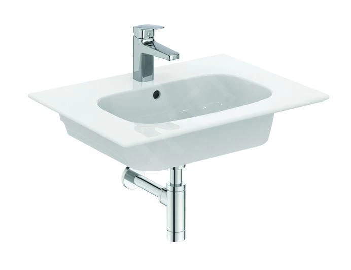 Ideal Standard I.Life A - Wastafel 640x460 Mm, Met Overloop, Kraangat, Wit T461901 - Afbeelding 7