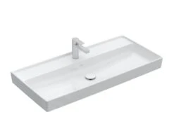 Villeroy & Boch Collaro - Meubelwastafel 1000x470 Mm, Zonder Overloop, Kraangat, CeramicPlus, Alpine Wit 4A33A2R1