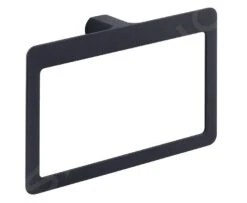 Sapho Gedy Pirenei - Handdoekhouder 230x150 Mm, Mat Zwart PI7014