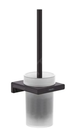 Hansgrohe AddStoris - WC Borstel Wandmontage, Mat Glas/zwart Mat 41752670