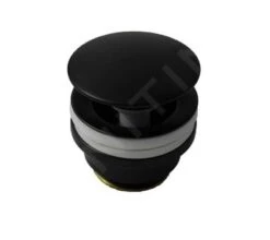 Paffoni Ringo West - Afsluitbare Wastafel Afvoer 1 1/4, Click-Clack, Mat Zwart ZSCA050NO