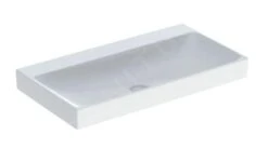 Geberit ONE - Wastafel 900x480x140 Mm, Zonder Overloop, Zonder Kraangat, KeraTect, Wit 505.021.01.3