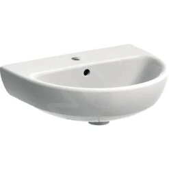 Geberit Selnova - Fontein 500x410 Mm, Met Overloop, 1 Kraangat, Wit 500.295.01.1