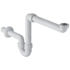 Geberit Toebehoren - Ruimtebesparend Wastafelsifon, Wit Alpine 151.107.11.1