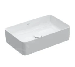 Villeroy & Boch Collaro - Waskom Op Blad, 560x360 Mm, CeramicPlus, Alpine Wit 4A2056R1