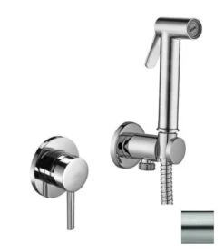 Paffoni Bidet Kit - Inbouw Bidetkraan, Met Handdouche En Inbouwdeel, Rvs KITDUP110ST