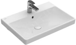 Villeroy & Boch Avento - Meubelwastafel 600x470 Mm, Met Overloop, Kraangat, CeramicPlus, Alpine Wit 415860R1