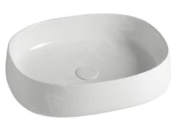 Sapho Jumper - Wastafel 500x400 Mm, Zonder Kraangat, Zonder Overloop, Wit WH071