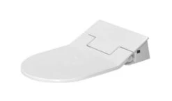 Duravit SensoWash Slim - Slim Douchetoiletzitting, SoftClose, Alpine Wit 611000002304300