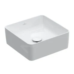 Villeroy & Boch Collaro - Waskom Op Blad, 380x380 Mm, Alpine Wit 4A213801