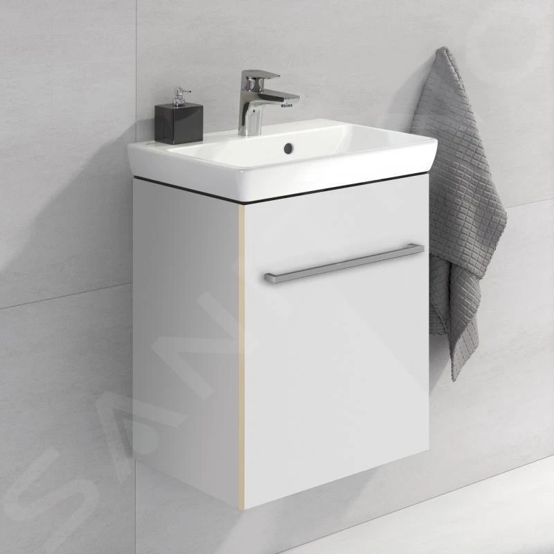 Villeroy & Boch Avento - Fontein 450x370 Mm, Met Overloop, 1 Kraangat, CeramicPlus, Alpine Wit 735845R1 - Afbeelding 4