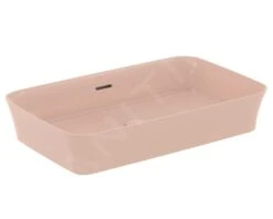 Ideal Standard Ipalyss - Opbouw Wastafel, 650x400 Mm, Met Overloop, Nude E1887V7