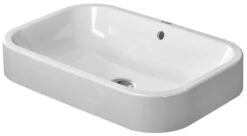 Duravit Happy D.2 - Opzetwastafel, 600x400 Mm, Zonder Kraangat, Alpine Wit 2314600000