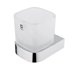 Nimco Nikau - Beker Met Houder, Mat Glas/chroom NK 30058C-26