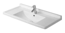 Duravit Starck 3 - Inbouw Wastafel 850x485 Mm, Met 1 Kraangat, Wit 0304800000
