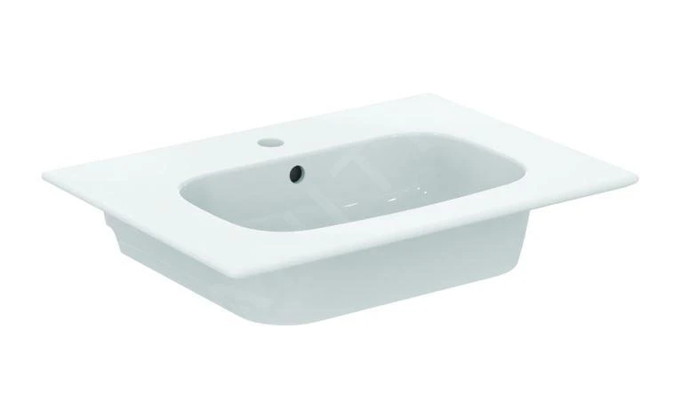 Ideal Standard I.Life A - Wastafel 640x460 Mm, Met Overloop, Kraangat, Wit T461901