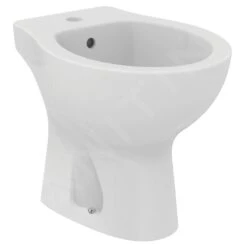 Ideal Standard Eurovit - Staand Bidet, 360x500 Mm, Met Overloop, Kraangat, Wit E877401