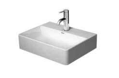 Duravit DuraSquare - Fontein 450x350 Mm, Zonder Overloop, Met Kraangat, DuraCeram, WonderGliss, Wit 07324500711
