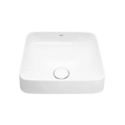 Roca Inspira - Meubelwastafel 370x370 Mm, Met Overloop, Kraangat, Wit A32753R000