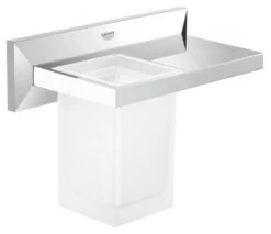 Grohe Allure Brilliant - Planchet Met Glashouder, Chroom 40503000