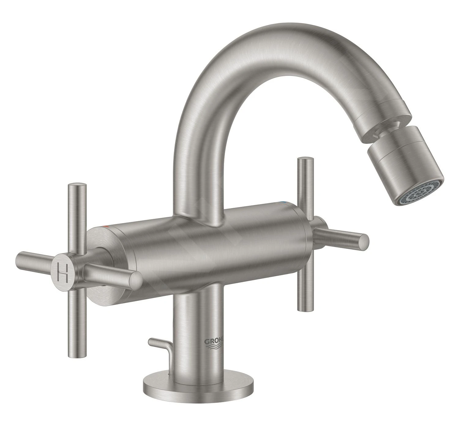Grohe Atrio - Bidetkraan Met Waste, M-size, Supersteel 24027DC3