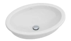 Villeroy & Boch Loop&Friends - Onderbouw Wastafel 560x375 Mm, Met Overloop, Ceramicplus, Wit 616130R1