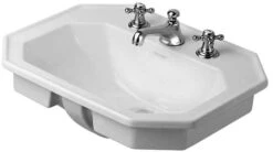 Duravit 1930 - Meubelwastafel 580x470 Mm, Met Overloop, 1 Kraangat, Wit 0476580000
