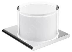 Keuco Edition 400 - Zeepdispenser Met Houder, 150 Ml, Mat Glas/chroom 11552019000