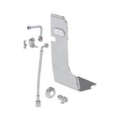 Geberit AquaClean - Wateraansluitset Voor Mera Toilet, Verchroomd Glanzend 147.033.21.1
