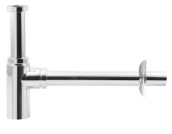 Aqualine Sifons - Wastafel Sifon Rond 5/4, Chroom CV1003